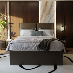 Garry Faux Leather Drawer Bed Frame