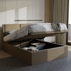 Garry Fabric Storage Bed (Water Repellent)