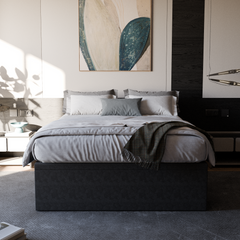 Garry Fabric Storage Bed (Water Repellent)