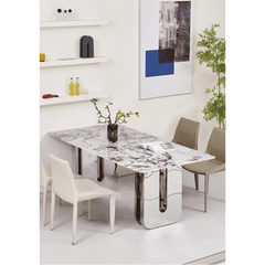 Elio Sintered Stone Dining Table - Maxi Home Furnishing