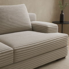 Sedona Corduroy Fabric Sectional Sofa