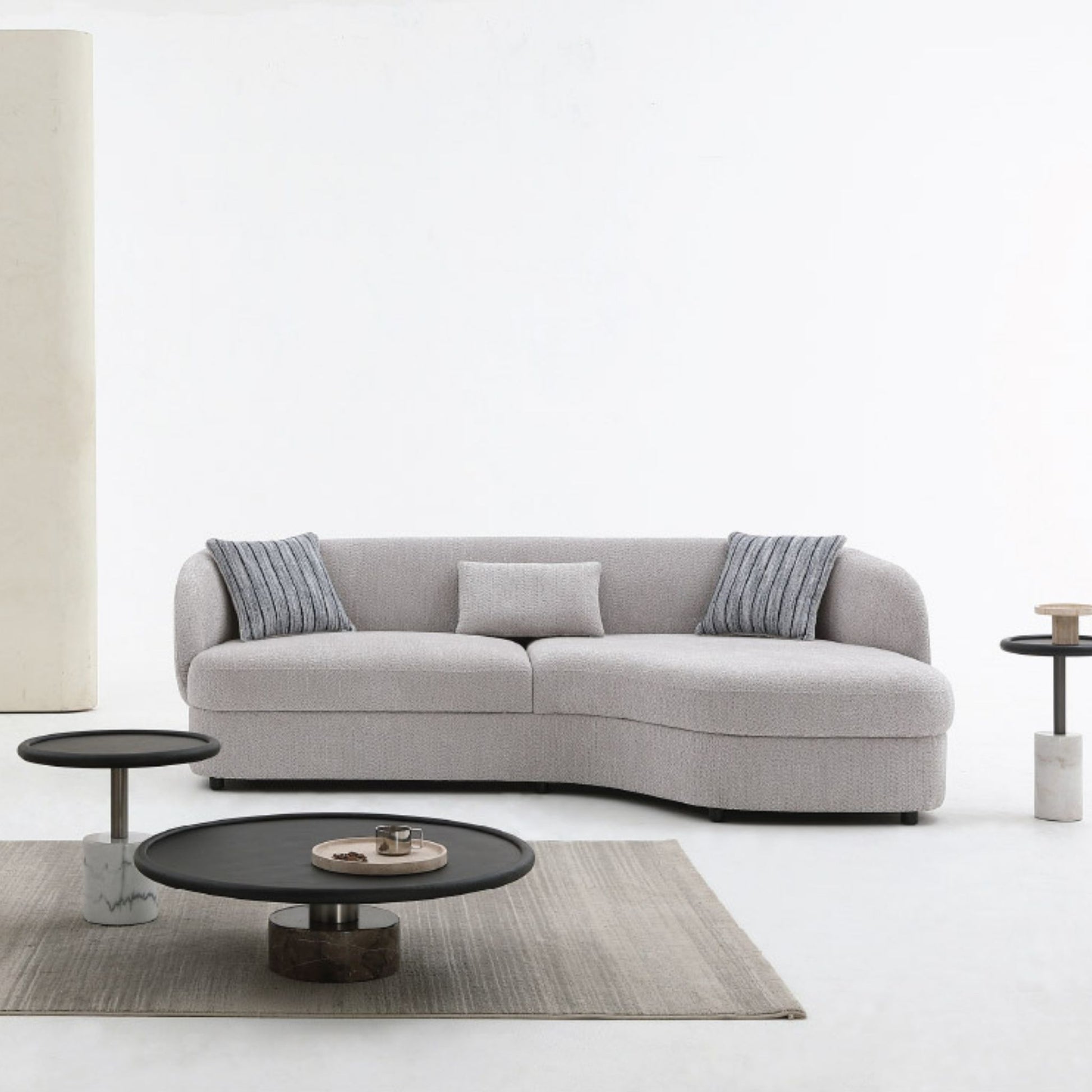Tundra Fabric Sectional Sofa