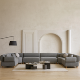 Azalea Fabric Sectional Sofa