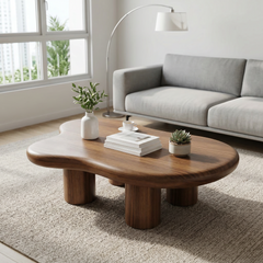 Lago Walnut Veneer Coffee Table