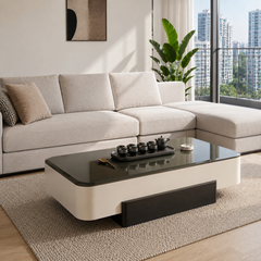 Rovellan Glass Coffee Table