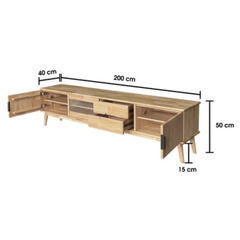 Nordica TV Cabinet by Wood Haven