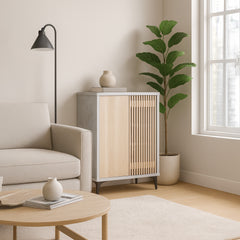 Fiera 2 Door Shoe Cabinet (80cm)