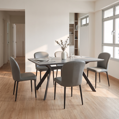 Yviano Dining Set (1+4)