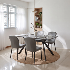 Yviano Dining Set (1+4)