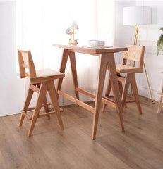 Megafurniture | Delora Wooden Bar Table | Bar Table