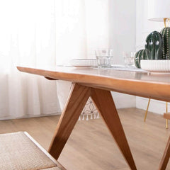 Megafurniture | Delora Wooden Dining Table (180cm) | Dining Table
