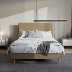 Manovel Fabric Bed Frame (Water Repellent)