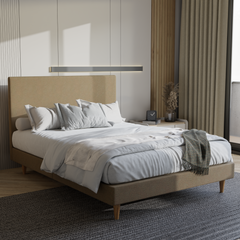 Manovel Fabric Bed Frame (Water Repellent)