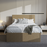 Manovel Grey Fabric Drawer Bed (Water Repellent)