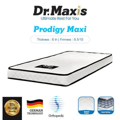 Manovel Faux Leather Divan + Dr.Maxis® Prodigy Spring Mattress (Single & Super Single only)