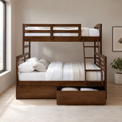 Veltrona Wooden Double Decker Bed Frame