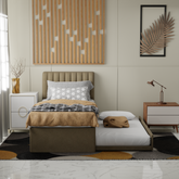 Vicky Fabric 3 in 1 Pull-Out Bed Frame