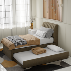 Vicky Fabric 3 in 1 Pull-Out Bed Frame