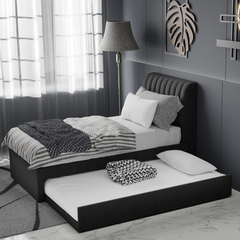 Vicky Fabric 3 in 1 Pull-Out Bed Frame