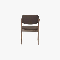 Megafurniture | Gemma Brown Fabric Wooden Dining Chair | Dining Chair