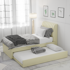 Vicky Faux Leather 3 in 1 Pull-Out Bed Frame