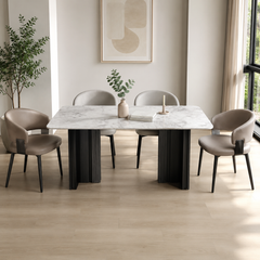Yvenza Dining Set (1+4)