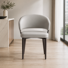 Waviano Leather Dining Chair