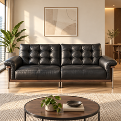Solmera Leather Sofa