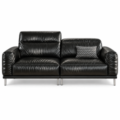 Dovira Leather Sofa