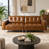 Calvirose Leather Sofa