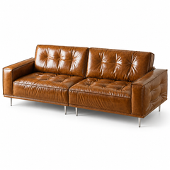 Calvirose Leather Sofa