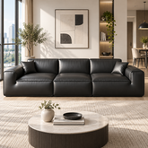 Elmarisse Leather Sofa