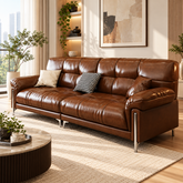 Vellorae Leather Sofa