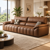 Zorvella Leather Sofa