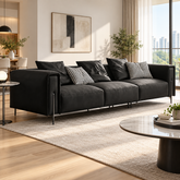 Cazmoro Leather Sofa