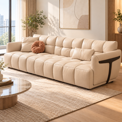 Orlienne Leather Sofa