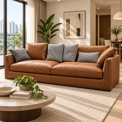 Luvienne Leather Sofa