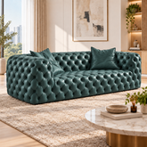 Valcorra Faux Leather Sofa
