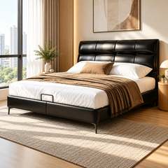 Tavonra Leather Bed Frame
