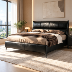 Dovrano Leather Bed Frame
