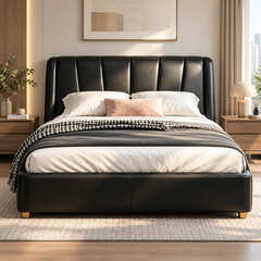 Calvienna Leather Bed Frame