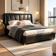 Calvienna Leather Bed Frame
