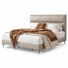 Avrissa Leather Bed Frame