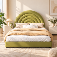 Torzelle Faux Leather Bed Frame (Queen Size)