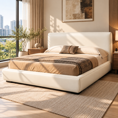 Fenvario Faux Leather Bed Frame