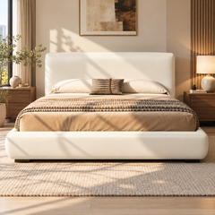 Fenvario Faux Leather Bed Frame