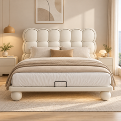 Trenvora Leather Bed Frame