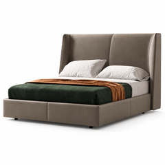 Vezrano Faux Leather Bed Frame