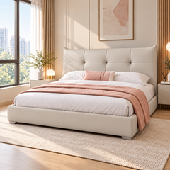 Isvelora Leather Bed Frame