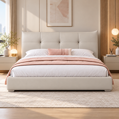 Isvelora Leather Bed Frame